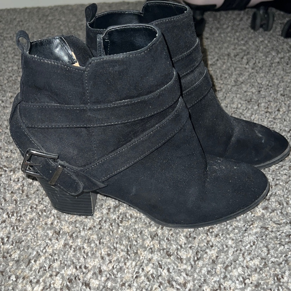 Express Black Booties